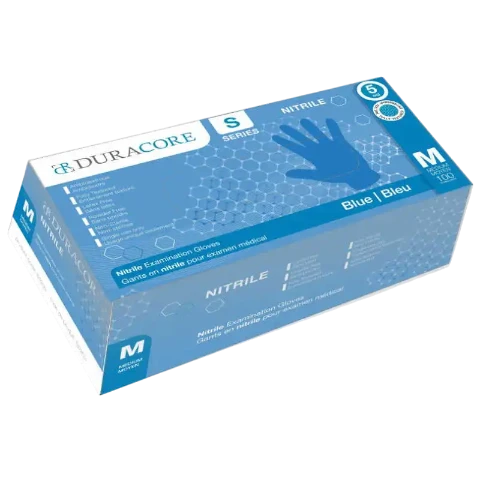 Gants de Nitrile Bleu 100 un.