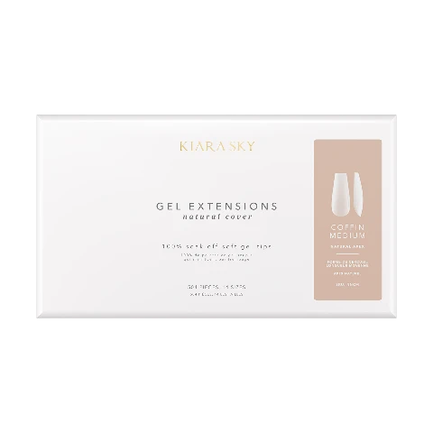 Kiara Sky - Natural Gel Extensions | Coffin médium