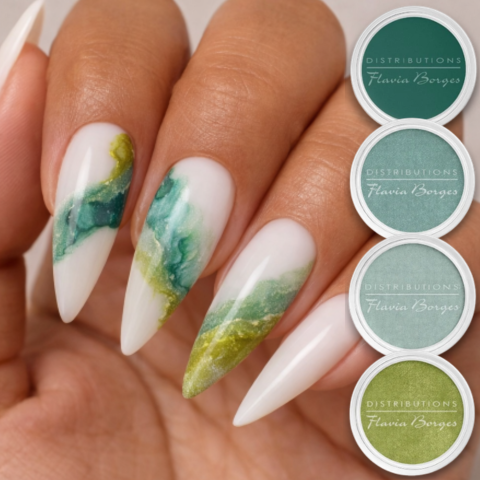 Collection poudre DIP "Forêt Tropicale" - Flavia Borges